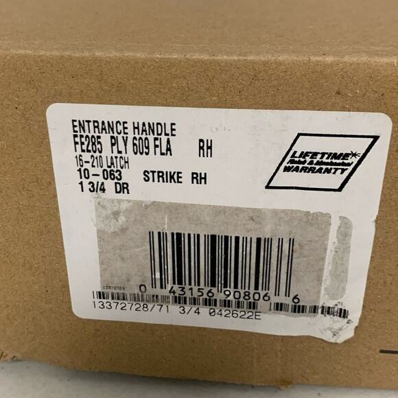 SCHLAGE Plymouth Front Entry Handle Flair Right-Handed Interior Lever - Picture 6 of 6